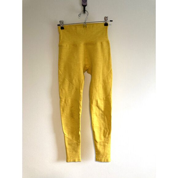 Alphalete Revival RG Golden Yellow Leggings Size M NWOT - Picture 4 of 6